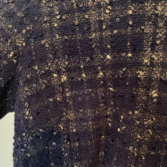 Navy/gold sweater - Picture 3 of 3